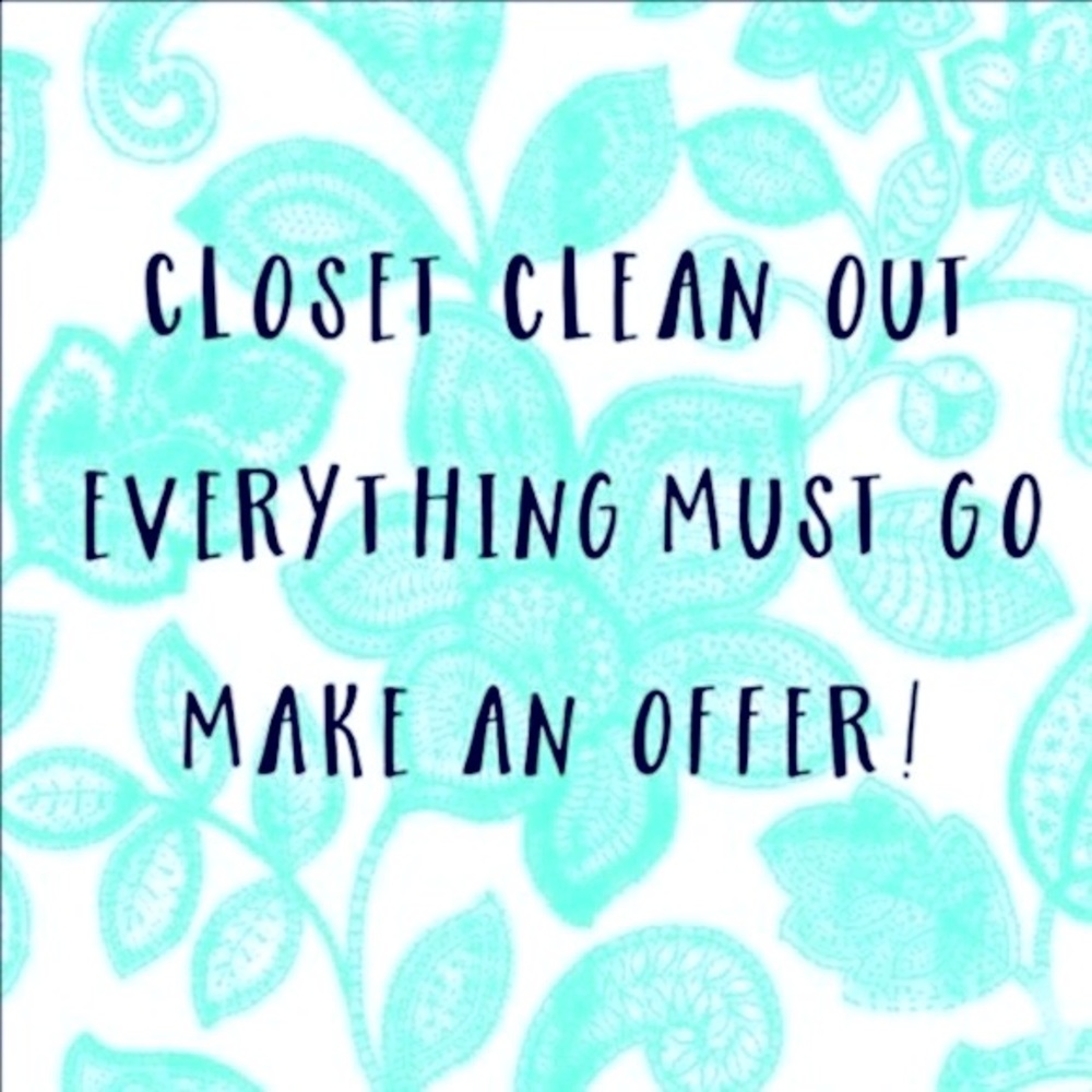 Everything must go!